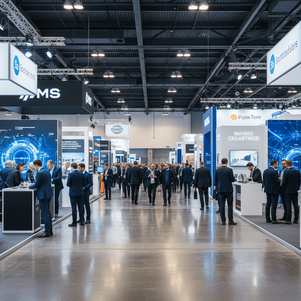 Trade show booth exhibition image